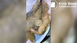 Creamy penis with pop and p...