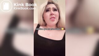 Blonde mexican girl pooping