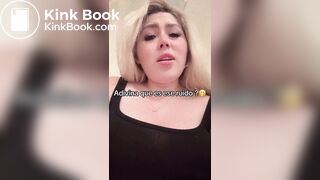 Blonde mexican girl pooping