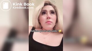 Blonde mexican girl pooping