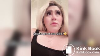 Blonde mexican girl pooping