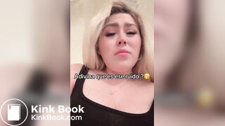 Blonde mexican girl pooping