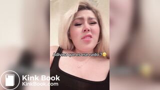 Blonde mexican girl pooping