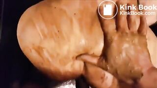 Amateur scat couple shitfuck after pooping and pissing