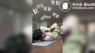 korean girl yoga fart