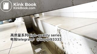 Beautiful girl poops in the toilet 52