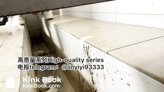 Beautiful girl poops in the toilet 52