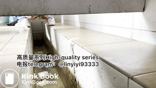 Beautiful girl poops in the toilet 52