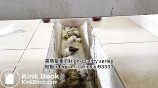 Beautiful girl poops in the toilet 53