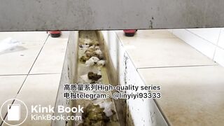 Beautiful girl poops in the toilet 53