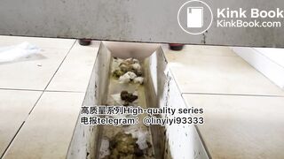 Beautiful girl poops in the toilet 53