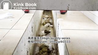 Beautiful girl poops in the toilet 53