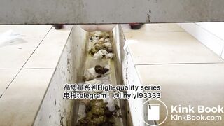 Beautiful girl poops in the toilet 53