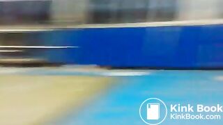 Naughty guy shits into the piano