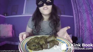 Huge ass shitting on plate