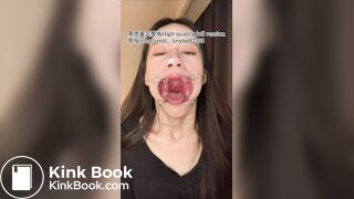 Girl spitting and vomiting 2