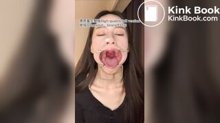 Girl spitting and vomiting 2