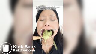 Girl spitting and vomiting 3