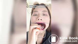 Girl spitting and vomiting 3