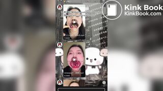 Girl spitting and vomiting 3