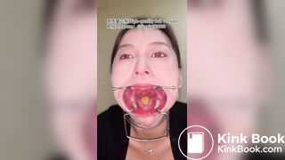 Girl spitting and vomiting 3