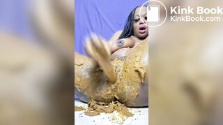 Dirty ebony scat pussy AH Xymz