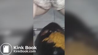 Scat Face Dump Close up