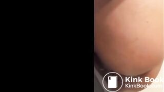 Big booty ebony moaning out hard on toilet compilation