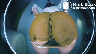 Flling her stocking and smearing