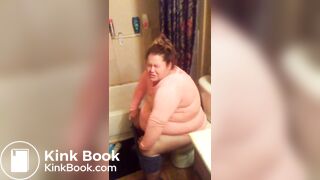 BBW poops in toilet - video 2