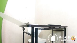 Japanese office lady emergency diarrhea