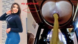 I am a toilet for my girlfriend with my mouth