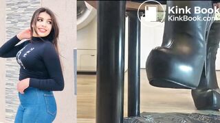 I am a toilet for my girlfriend with my mouth