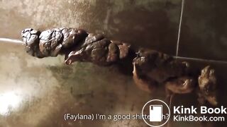 hot girl farting and shitting a bunch