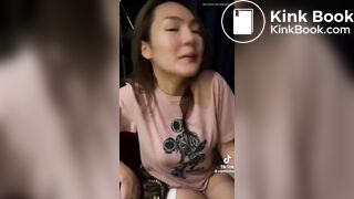 Drunk thai girl shit diarrhea her pants