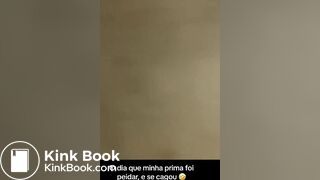 Latin girl shit her pants while fart