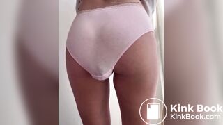 Lovely teen poops her panties for the first time