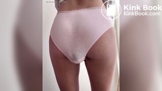 Lovely teen poops her panties for the first time