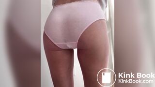 Lovely teen poops her panties for the first time