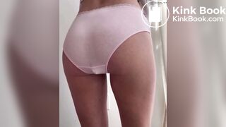 Lovely teen poops her panties for the first time