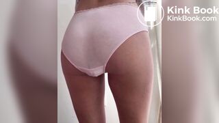Lovely teen poops her panties for the first time