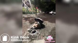chinese drunk girl diarrhea accident