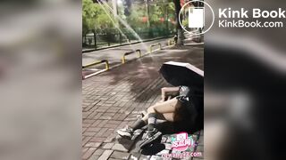 chinese drunk girl diarrhea accident