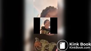 A Black Girl shit diarrhea in her Boyfriend clotes