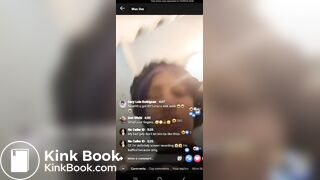 A Black Girl shit diarrhea in her Boyfriend clotes