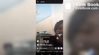 A Black Girl shit diarrhea in her Boyfriend clotes