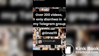 Girl can't hold her poop - video 3