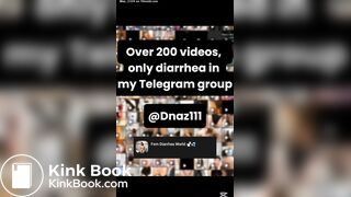 Girl can't hold her poop - video 3