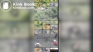 Full version of the Indian girl pooping series group