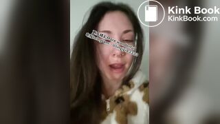 Beautiful girl spits 2